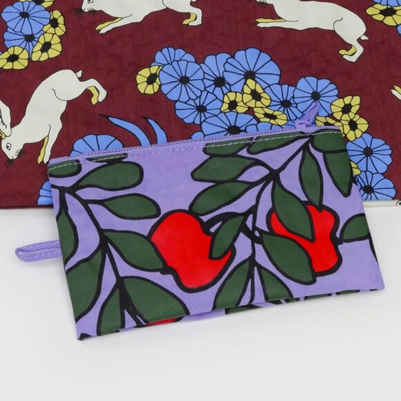NWOT Baggu Go Pouch Small - Apple Tree (Night Orchard) - Picture 5 of 6